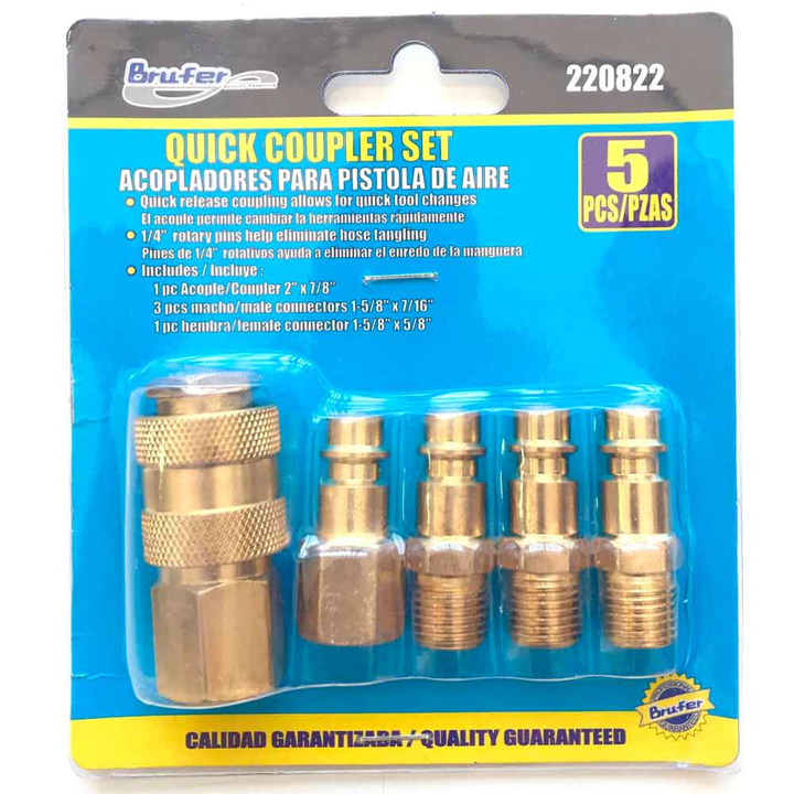 ACOPLE RAPIDO PINTAR JGO X 5 PCS IMPORTADO